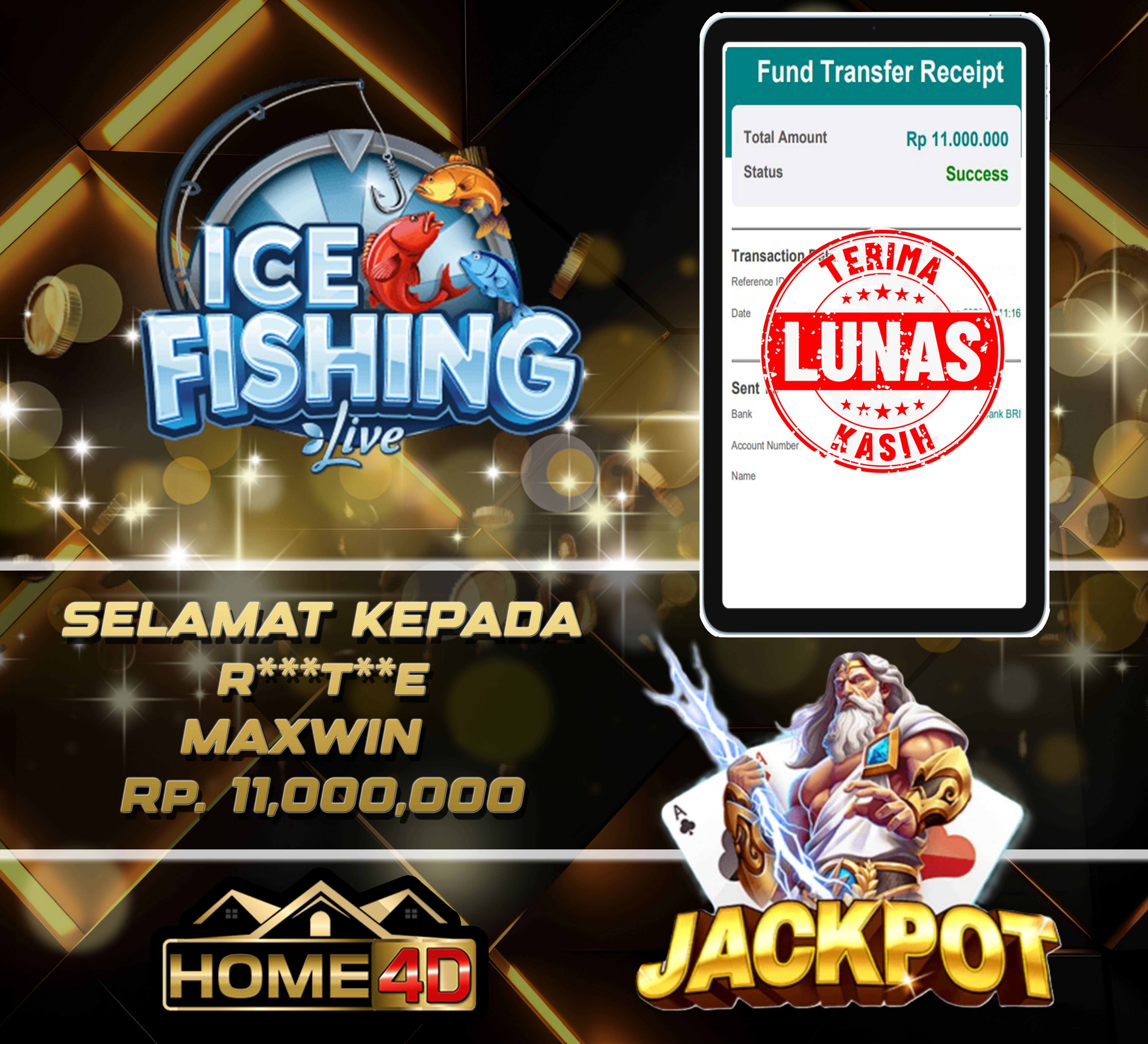 27 Aug 2026 21:11:35 WIB, HOME4D JACKPOT IceFishing Rp. 11,000,000