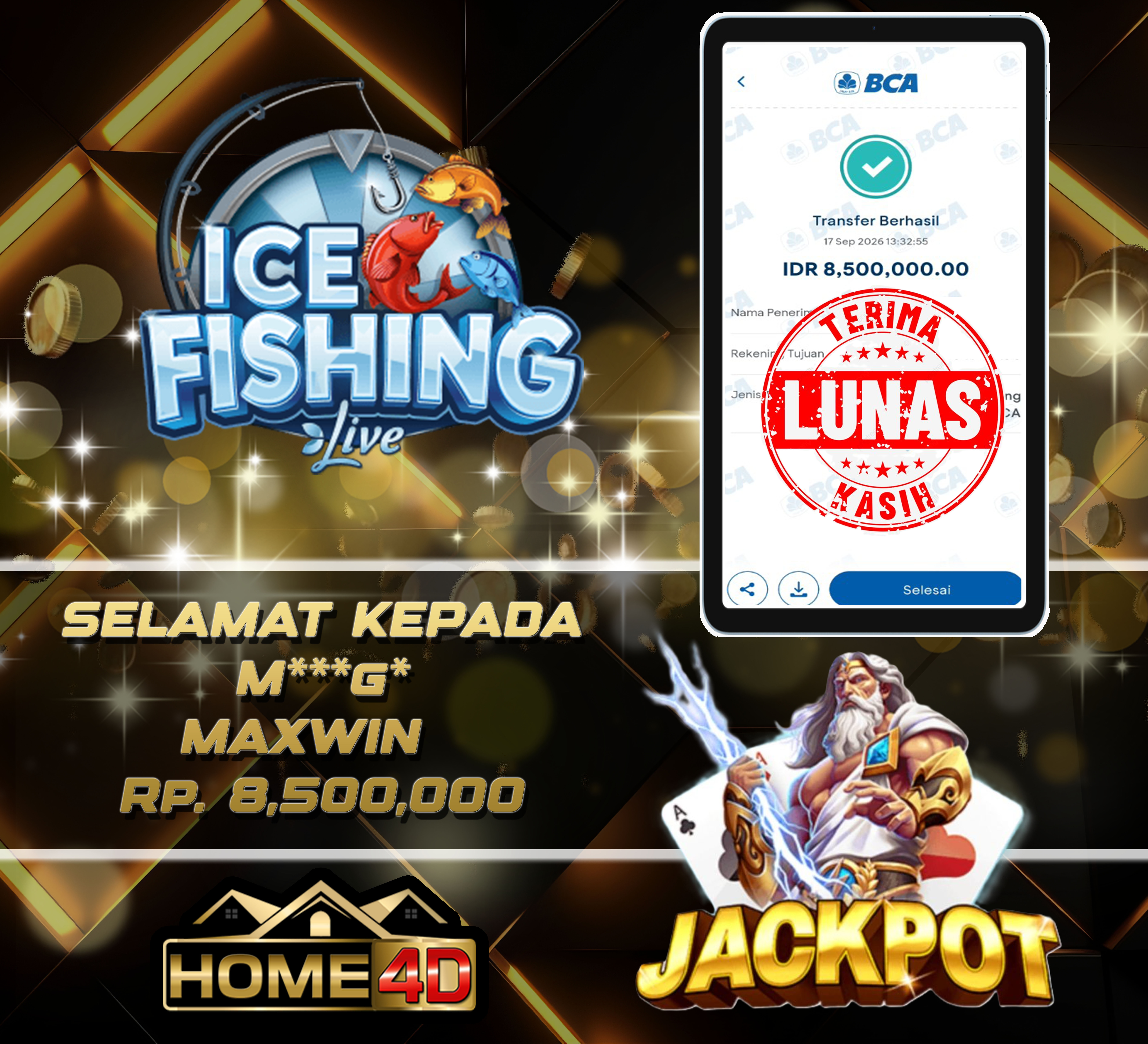 17 Sep 2026 13:32:57 WIB, HOME4D JACKPOT Ice Fishing Rp. 8,500,000